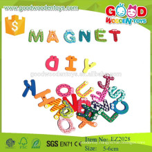 MDF material letter educational toys letter game wooden magnetic letters alphabet for children